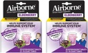 Elderberry Extract + vitamin C 1000mg (per Serving) - Airborne Effervescent Tablets (20ct), gluten- Free Immunication Supplement, s vitaminy A C E, ZINC & Selen, bez cukru (balení po 2)