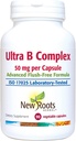 NEW ROOTS HERBAL Ultra vitamin B dodatek (50mg) s vitaminem B6, B12, Biotin 124; pokročilý doplněk imunitní podpory (90 Veg Caps)