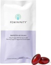 Feminity hladký jako hedvábí + 30denní náplň pro vaginální suchost (60 Softgels) - směs mořského Buckthorn Oil, Vitamin D3 a Plant- based Omega-3 DHA