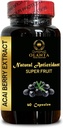 ACAI Berry Extract - Přírodní antioxidant bohatý superofood Formule, Acai Berry Antioxidant Support, nergizing Fruit Blend - 1 láhev 60 Kapsle