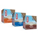 CLIF _ BAR - Energetické proteinové tyčinky - Variety Pack - 3 Flavors - Vyrobeno z organických Oves - Energetické tyčinky - Non- GMO - (30 Pack)