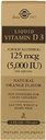 Solgar Liquid Vitamin D3 125 mcg (5 000 IU) - 2 fl oz - Delicious, Natural Orange Flavor - Pomáhá udržovat zdravé kosti a zuby - Podpora imunitního systému - Gluten Free, Dairy Free, Kosher - 59 Služení
