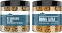 Elements Rehmannia Herb and Dong Quai Bundle, 200 Kapsle Každý, Čisté a neředěné, Žádné přísady