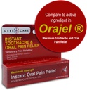 GeriCare Benzokain 20% Maximální síla Toothache & Oral Instant Pain Relief Gel 0, 5 oz. Fast- acting Numbing Pain Treatment for Toothaches, Gum Irritation, Citlivost & Mouth Sores, (Balení 1)