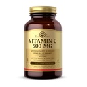Solgar Vitamin C 500 mg, 100 Zeleninové kapsle - Antioxidant & Imunitní podpora - Celkové zdraví - Podporuje zdravou pleť & Spojky - Non GMO, Vegan, gluten zdarma, Kosher - 100 Služeb