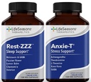 LifeSeasons Anxie-T s Rest- ZZZ - Podporuje Mood & Mental Focus - Cítit klid a uvolnění - Easy Tension & Nervozita - Ashwagandha, Kava Kava, GABA & L- Theanine - 240 Kapsle