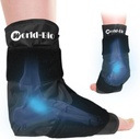 Ankle Ice Pack Wrap for Owelling, Foot Ice Pack Wrap, Reuse Foot Cold Cure Wrap for Ankle, Foot, Heel Pain Relief, Achilles Tendonitis, Plantar Fasciitis