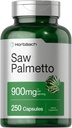 Horbäach Saw Palmetto Extract 124; 900mg Supplium 124; 250 Kapsle 124; Non- GMO a gluten Free Formule 124; Traditional Herb Dodatek