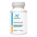 XYMOGEN 5-MTHF Plus B12 - Biologicky aktivní folát + methyl B12 (methylkobalamin) na podporu methylačního a nervového systému zdraví - Great-Tasting Cherry Flavor (60 Quick- Disolt Tablety)