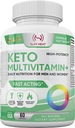 Keto Multivitamin pro ženy a muže - 35 potent, čisté přísady - Vitamin C, Vitamin D, Vitamin A, Vitamin E a zinek pro imunitní podporu - Non GMO, Lepek zdarma, cukr zdarma, všechny přírodní - 30 den