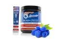 BCAA Powder Blue Raspberry- Pre nebo Post Workout, Muscle Recovery Drink s aminokyselinami + Electrolyty, 7,2g BCCA pro muže a ženy - 30 Servings + 10g kolagen Peptides