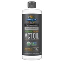 Zahrada života Dr. Perforovaný Brain Health 100% Organic Coconut MCT Oil 32 fl oz Neochucené, 13g MCTs, Tělo a mozek palivo, Certified Non- GMO Vegan & gluten Free, Hexane- Free