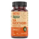 DEVA Vegan Sea Buckthorn, Berry Oil 500mg, Cold- Pressed, Nerafinovaný, Bohaté na Omega- 7, 90 Kapsle, 1- Pack
