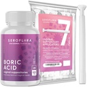Seroflora Kyselina boritá Vaginální Suppozitory pro ženy s čípkovým aplikátorem - Borická kyselina pilulky Podpora Vaginální zápach Control - 28 Suppositories 7 Aplikátory