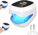 Nail Fungus Laser Léčba Led Light Device- Pro nehty Fungal infekce, pomáhá obnovit zdraví a významně zlepšit příznaky, jako je deformace a bolestné chůze (bílá)