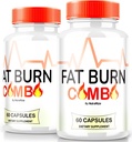(2 Pack) Fat Burn Combo Kapsle, FatBurn Combo Keto Formule, Všechny přírodní hubnutí doplněk k dosažení Healthy- Looking Body, Keto Fitness pilulky, Oficiální recenze (120 Kapsle)