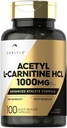 Carlyle Acetyl L- Carnitin HCL 124; 1000mg PHARMAD 124; 100 tobolek PHARMAD 124; Advanced Athlete Formule PHARMAL 124; Pre- Workout Dodatek PHARMAL 124; Non- GMO & Gluten zdarma