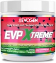 Evogen EVP Xtreme NO - Pre Workout prášek pro muže a ženy CARL 124; Sugar Free Prework with Beta Alanin, Creatine, and Caffeine for Energy & Pump CARL 124; Sour Meloun CARL 124; 40 Servings