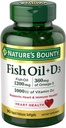 Příroda 's Bounty Fish Oil plus Vitamin D3, 90 Počet