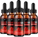 Cukr šest Kapky Zdravý vzorec - Dietní dodatek Kapky - Extra síla SugarSix Kapky tekuté, Cukr šest Kapky Recenze (5 Pack - 5 Měsíce Dodávka)