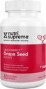 Nutri Supreme Grapeseed Extract Leucoselect, Polyfenoly pro Super Antioxidant Support, Kardiovaskulární zdraví, Kosher Certified 60 Kapsle