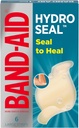 BAND- AID Brand Hydro Seal Adhesive Vodotěsné obvazy, Velké Hydrokoloidní Gel obvazy pro podporu první pomoci Lepší hojení pro menší blokátory, Cut & Scraps, FSA / HSA způsobilé, 6 ct
