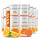SIGNIFY NATURE Vitamin C 1000mg Effervescent Tablety - Potenciální imunitní podpora VIT C s doplňkem zinku - Sugar- Free & Vegan Formule Sezóna 124; Rozpustné Vitamin C Tablety - Voda rozpustný Fizzy Elixir - 80CT