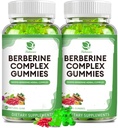 Berberine Complex Gummies- Berberine with Ceylon Cinnamon, Turmeric, Milk Thistle Bitter Melon for Cell Imunitary Health -120 Counts