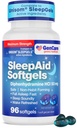 GenCare Maximální síla noční spánková pomoc Dodatek pro dospělé Deep Sleep pilulky s difenhydramin HCl 50mg k pádu Asleep Faster - silný non-Habit Forming PM spánková pomoc [96 Softgels]