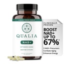 Qualia NAD dodatek - Klinicky osvědčený pro zvýšení NAD + až 67%. Optimalizovaný stárnutí, energie, zaměření. Elite NAD + Booster ingredience Nicotinamid Riboside (NIAGEN), Niacin, Niacinamid (1 měsíční dodávka)