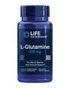 Life Extension L- glutamin, 500 mg L- glutaminu, aminokyseliny, podporuje svalové zdraví a imunitní zdraví, gluten- Free, Non- GMO, 100 Vegetariánských kapslí