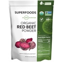 MRM Nutrition Organic Red Beet Powder 124; Superfoods OF 124; Energy OF 124; Cardiovaskulární zdraví OF 124; Nutrient Dense OF 124; Gluten- Free + Vegan OF 124; 24 Servings