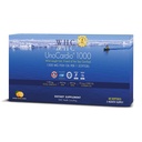 WHC, UnoCardio 1000 Fish Oil, 1300 mg čistého triglyceridového rybího oleje s Omega33 (1180 mg), 665 mg EPA a 445 mg DHA a 25 mcg (1000 IU) Vitamin D3 na softgel, přírodní pomeranč, 60 softgelů
