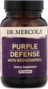Dr. Mercola, Fialová obrana s Resveratrolem, 90 kapslí