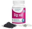 Digestivní enzymy Kapsle (60 Počet) - Aktivní Charcoal Digestive Enzymy s probiotika a prebiotika - Dodatek imunity pro stravitelné zdraví - Probiotické Kapsle pro zlepšení energie a nálada