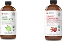 Kompletní přírodní produkty Játra Kompletní 8oz & Ledviny Kompletní 8oz Bundle