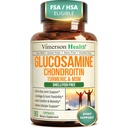 Glucosamine Chondroitin MSM - Dodatek pro společnou podporu pro ženy a muže s Glucosamine Sulfath 1500 mg, Chondroitin a MSM - pro chrupavku, společné zdraví a flexibilitu - 90 Kapsle
