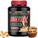 ALLMAX Nutrition - ISOFLEX Syrovátkový proteinový prášek, syrovátkový proteinový izolát, 27g protein, čokoládové arašídové máslo, 5 liber