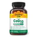 Country Life Simple CoQ10, podporuje srdeční funkce, 100mg, 120 Softgels, Certified gluten zdarma, Certified Vegan...