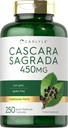 Carlyle Cascara Sagrada Kapsle 124; 450 mg Capsule 124; 250 Count Capsule 124; Bylinné doplňky 124; Non- GMO, gluten zdarma
