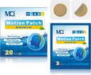 MQ 20ct Motion Nemoci Záplaty, Střední barva, Mořská nemoc Záplaty Non Drowsy & vodotěsné, Cruise Ship Travel Essentials, Rychlé hraní & dlouhotrvající 72H