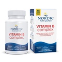 Nordic Naturals Vitamin B Complex - 45 Kapsle Thiamin, Riboflavin, Niacin, B6 & B12, Folát, Biotin, Pantotenová kyselina Srdce Brain Health, Energie, Metabolismus Non- GMO Servings