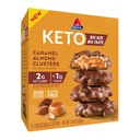 Atkins Karamelové mandlové klastry, Lepek zdarma, High in Fiber, 1g Cukr, 2g Net Carb, Keto Friendly, 8 Počet