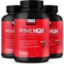 FORCE FACTOR Prime HGH Secretion Activator, 3-Pack, HGH dodatek pro muže s klinicky studoval abecední velikost pomoci Trigger HGH Výroba, Zvýšení pracovní síly, & Zlepšit výkon, 225 Počet