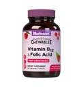 BlueBonnet Nutrition Earth Sweet Vitamin B12 & Folic Acid Chewable Tablety, Soy- Free, gluten- Free, Malina 90 Počet (balení po 1)