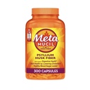 Metamucil, Psyllium Husk Kapsle, 300 Kapsle, 3-in-1 Příplatek vlákna, Denní Psylium Husk Fiber Kapsle Nápověda Podpora stravitelného zdraví podporou Regularity *, Nápověda Doplněk Denní Fiber Příjem