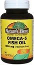 Přírodní směs Omega-3 1000mg - 90 Softgels, balení po 2 ks