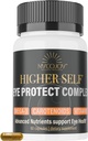 Vyšší Self ™ Eye Protect Complex Blue Light Defense Advanced Daily Vision Support with Lion 's Mane, Omega33, Lutein, Zeaxanthin, Bilberry Extract, and Eyebright Ibrade 124; 60 Kapsle