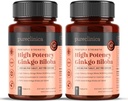 pureclinica High Potency Ginkgo Biloba 30,000mg x 180 tablet (2 láhve 90) - 6 měsíců Dodávka - 5 krát síla výrobků soutěžících