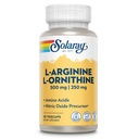 Solaray Free Form L- Arginin a Ornithin Kapsle, 50 Počet